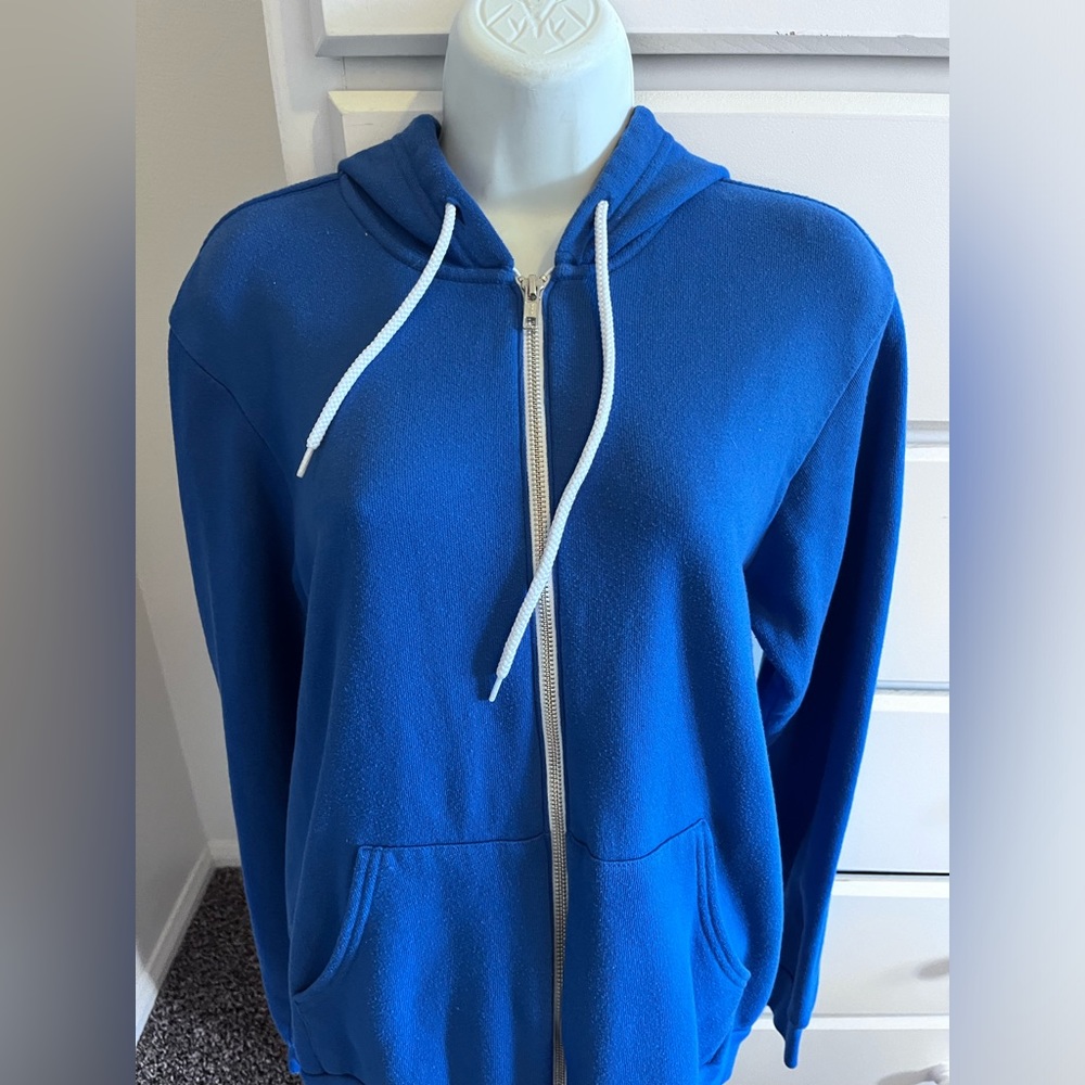 Blue Zipup Sweater